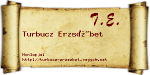 Turbucz Erzsébet névjegykártya